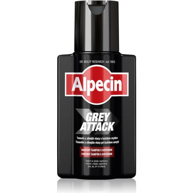 Alpecin Grey Attack Koffeinschampo mot grånande hår för män 200 ml