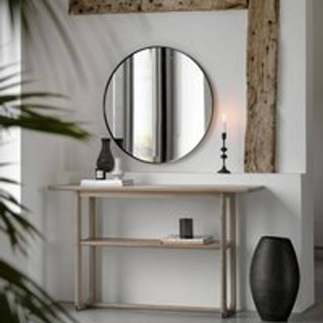 Gallery Direct Craft Console Table - Smoked Oak