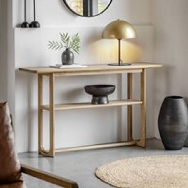 Craft Oak Console Table - Natural