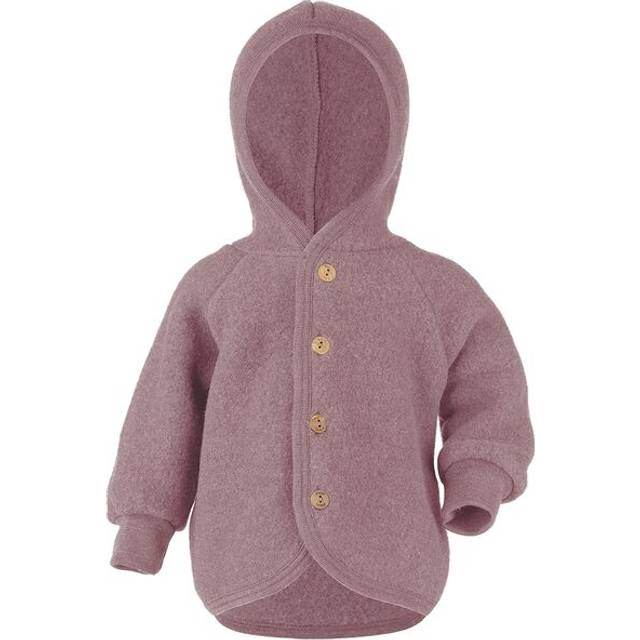 Engel Kinder Kapuzenjacke mit Holzknöpfen Yllejacka Barn Storlek 98/104 Färg rosa
