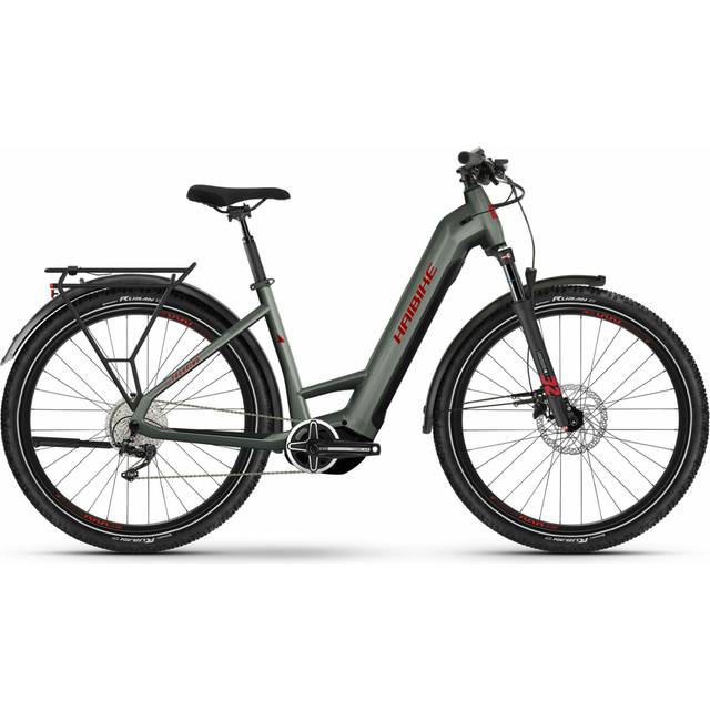 Elcykel hybrid Haibike Trekking 5 Low Grå S 2024