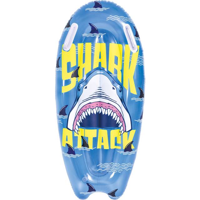 Single Sunclub PVC Shark Surfboard with Handle in Assorted styles - Sun Club - Multi