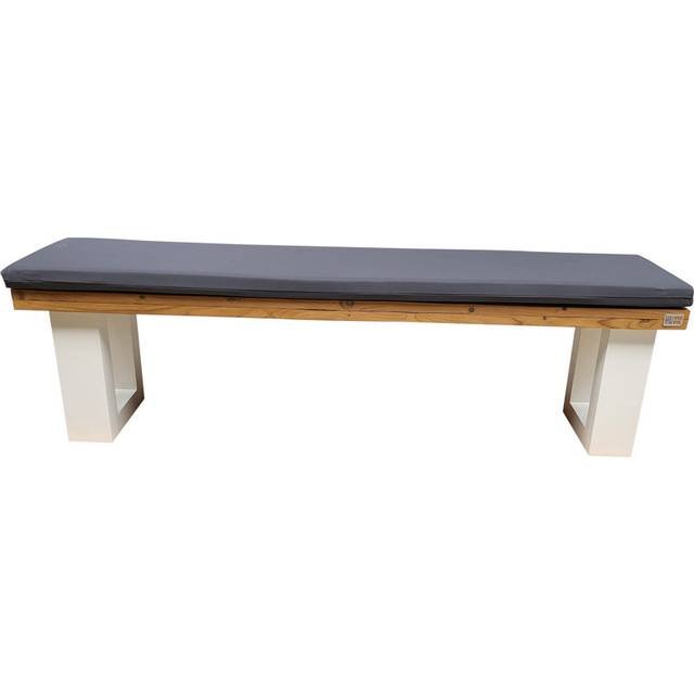 Antwyan Picnic Bench - White (40cm H x 170cm W x 38cm D)