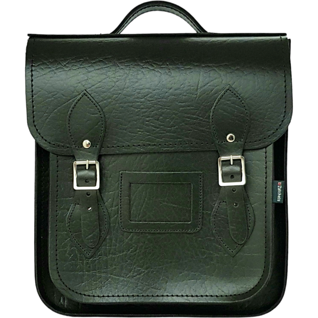 Handmade Leather City Backpack - Executive - British Racing Green - Plus - green - one size
