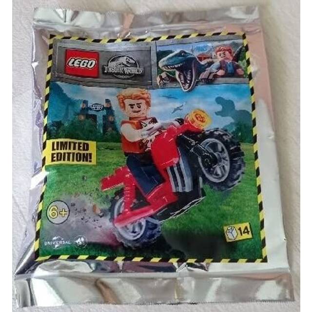 LEGO Jurassic World Owen with Motorcycle Foil Pack Set 122114