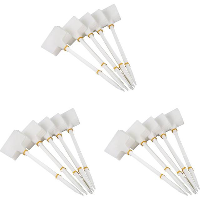 Planting Tools 150 Pcs Bonsai Plastic Plant Labels Garden Labels -Type Upturned Garden Tags Upturned White