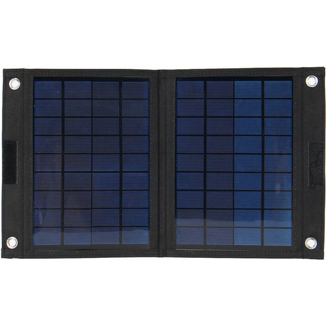 50W 18V Foldable Solar Panel Charger Solar Power Bank for Camping Hiking USB Backpacking Power Supply