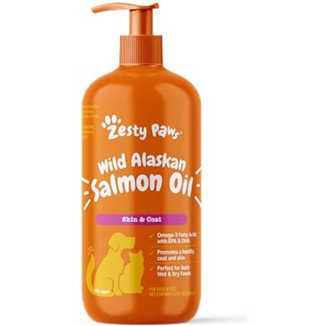 Zesty Paws  Wild Alaskan Salmon Oil Formula  For Dogs & Cats  All Ages  32 fl oz (946 ml)
