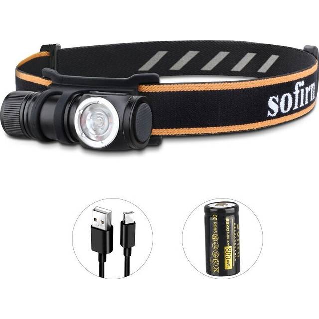 Sofirn HS10 USB C Rechargeable Mini 16340 Headlamp 1100lm LH351D 90CRI Angle Flashlight TIR Optics with Magnet Tail 2 Groups