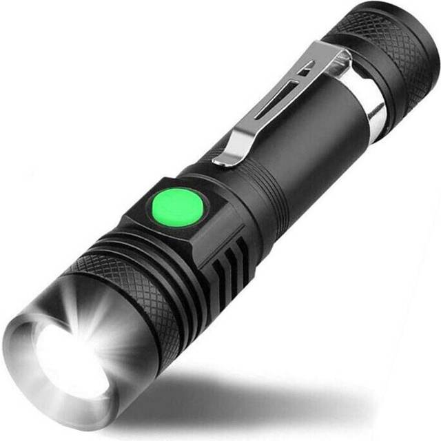 Drop Shipping Portable mini XML-T6 L2 V6 Led Flashlight ZOOM Torch bicycle light Zooming Tactical Flashlight