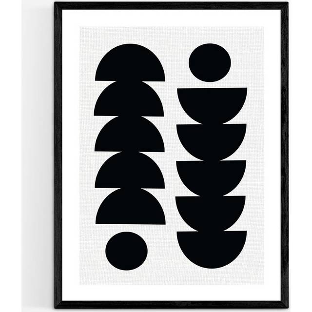 EAST END PRINTS Seventy Tree 'Tropical' Framed Print