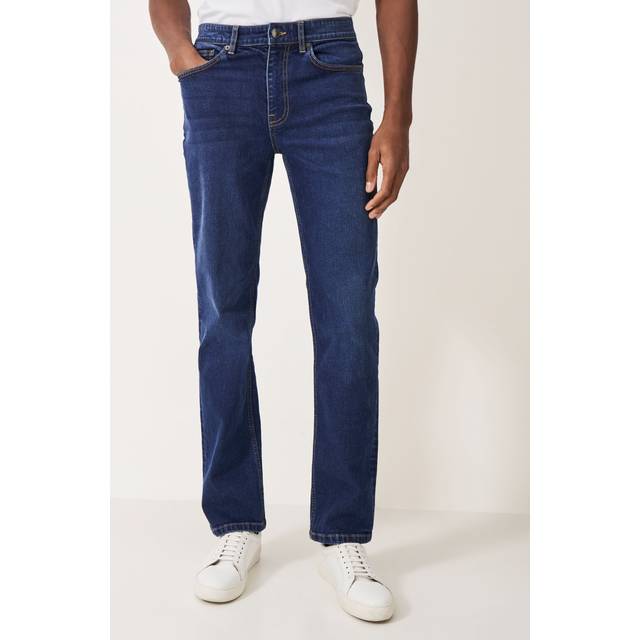 Crew Clothing Parker Straight Fit Jeans - Blue, Blue, Size 36, Inside Leg Regular, Men -  inside leg REGULAR,36