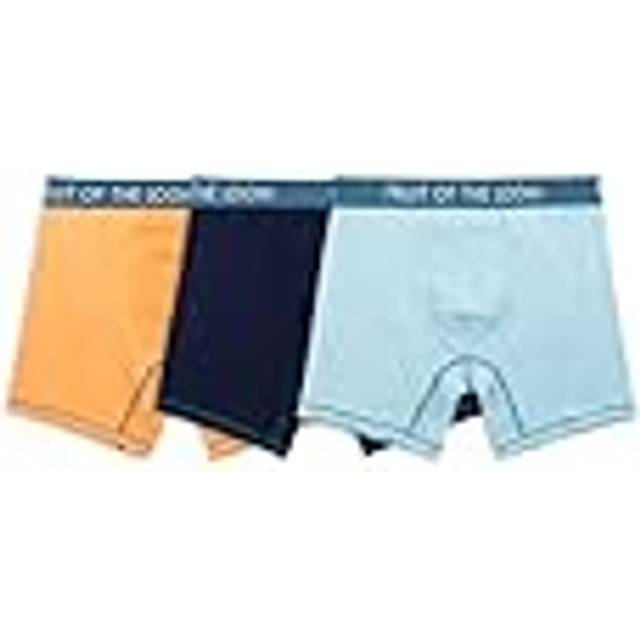 Fruit of the Loom Men's Getaway Boxer Briefs  Lightweight Breathable Fabric  Quick Dry & Odor Control  Regular Leg-Assorted Colors  Small