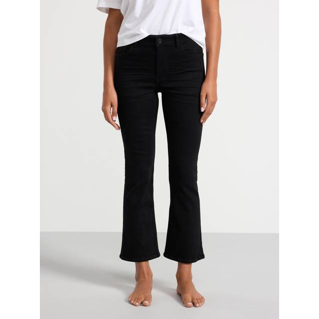 FLARE Karen cropped jeans med medelhög midja