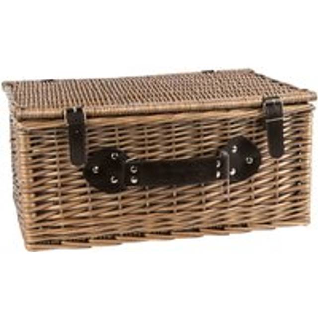 Three Rivers 4 Person Basket With Contents, Brown