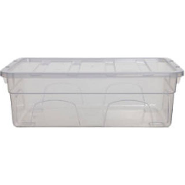 Whitefurze Spacemaster Mini 33X11X19CM Approx 5LTR - transparent