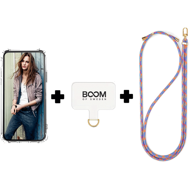 Boom Galaxy S20 Ultra Skal med Halsband - BlueMix