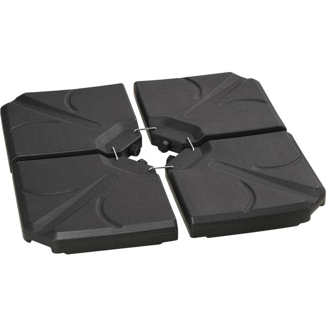 Outsunny Black Parasol Weights 4 Piece