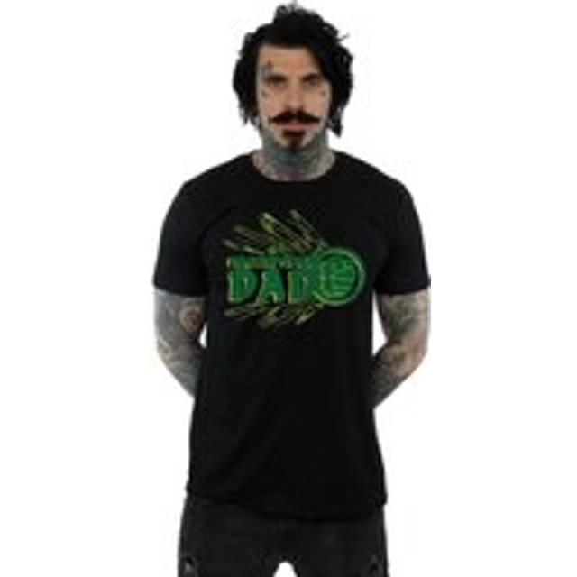 (M, Black) Marvel Mens Hulk Incredible Dad T-Shirt