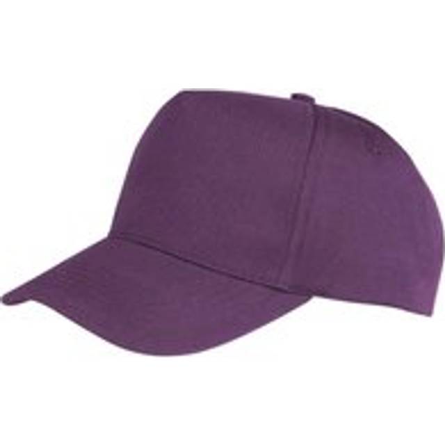 (One Size, Purple) Result Unisex Core Boston 5 Panel Printers Baseball Cap