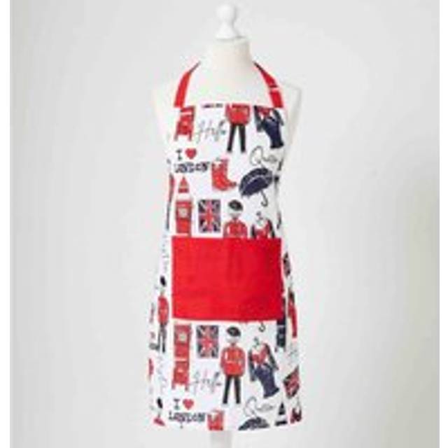 Highlands Homeware Kings Coronation London Design Cotton Apron, Multi