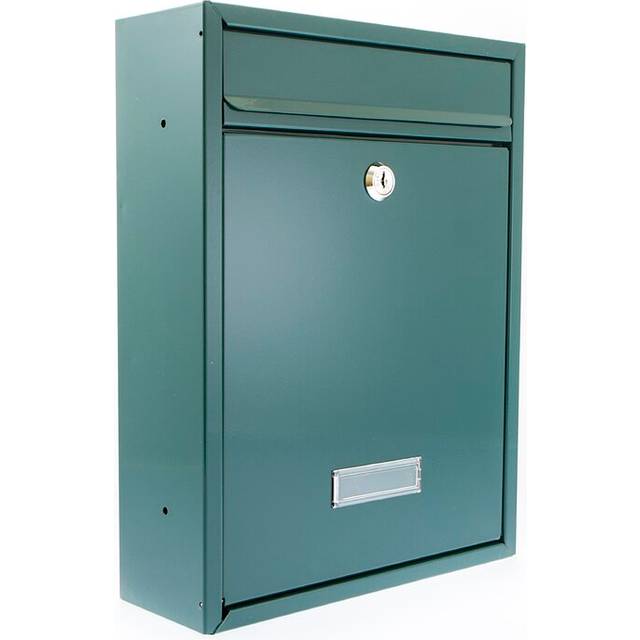 Burg-Wachter Trent Green Post Box - Burg Wachter - 34.1 x 26.1 x 9.3cm