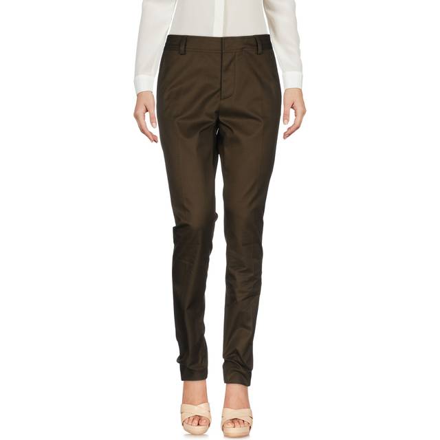 Dsquared2 Woman Pants Military green Size 2 Cotton - Green