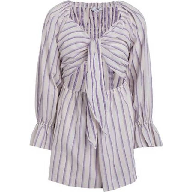 Topshop Woman Playsuit Ivory Size 10 Cotton, Polyester