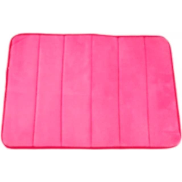 (Rose-Style, 50cmx80cm) Water Absorbent Memory Foam Soft Non-Slip Bath Mat