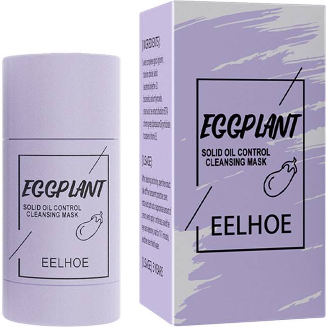 Girl Green Tea Solid Mask Deep Cleaning Mud Mask Stick Oil Control Anti-Acne Eggplant Masks Purifying Clay Stick Mask Skin Care