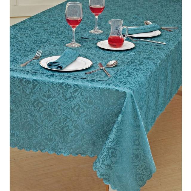 Dostie Tablecloth - Teal (52cm W x 70cm L)