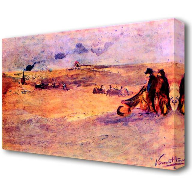 'The Dunes' by Vincent Van Gogh Oil Painting Print on Wrapped Canvas (50.8 cm H x 81.3 cm W)