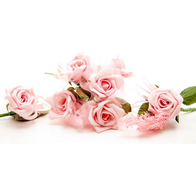 Bunch of Roses - Wrapped Canvas Photograph (30cm H x 46cm W x 3.8cm D)