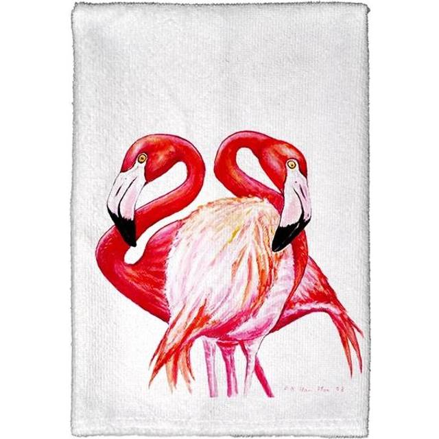 Betsy Drake KT384 Two Flamingos Kitchen Towel