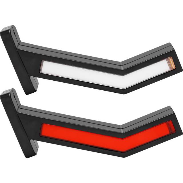 2X Trailer LED Side Marker Lighting Outline Marker Truck Light Van LED Lights for Trailer 12-24V
