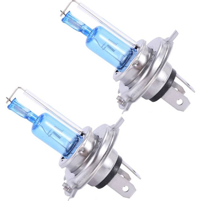 2X H4 35W Headlight Halogen Light Bulb Lamp Hi/Lo Beam Super White 6000K