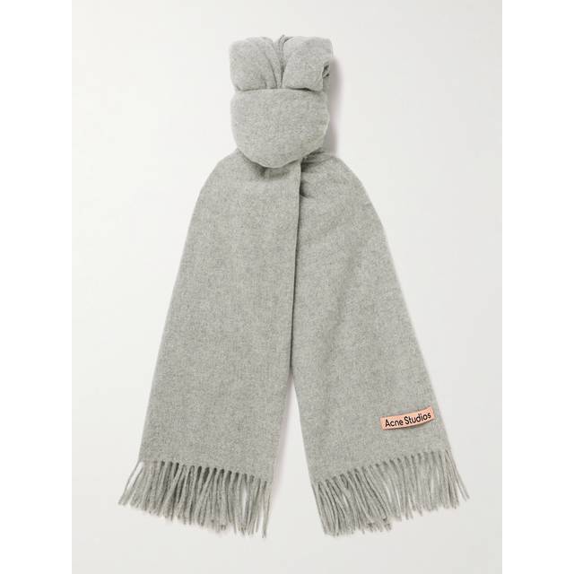 Acne Studios - Canada Fringed Wool Scarf - Men - Gray