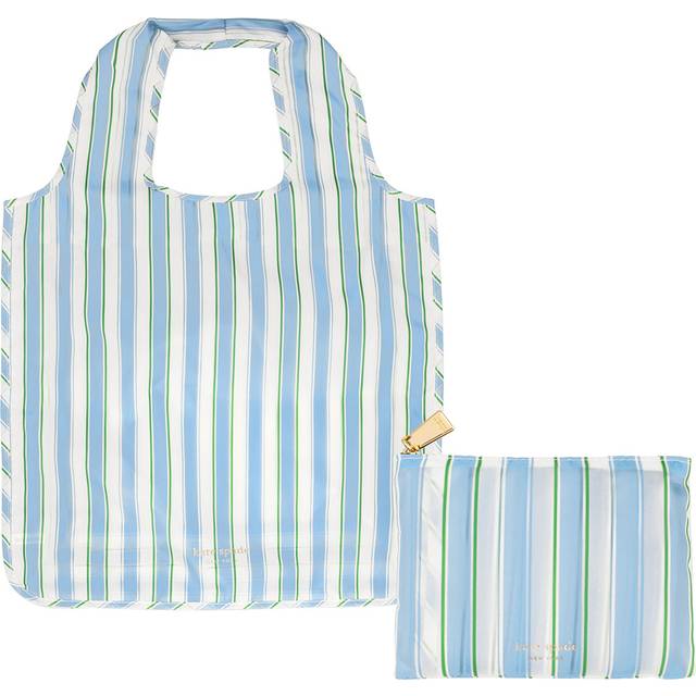 Kate Spade New York Daisy Stripe Reusable Shopper Tote