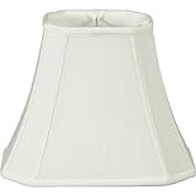 Royal Designs lampskärm, rektangulär, vit, (6 x 8) x (9 x 14) x 10,5