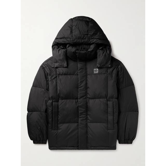 66 North - Dyngja Quilted Recycled-Shell Hooded Down Jacket - Men - Black - M