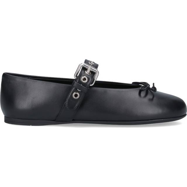 Miu Miu Loafers - Leather Ballerina - black - Loafers for ladies - 4 (UK)