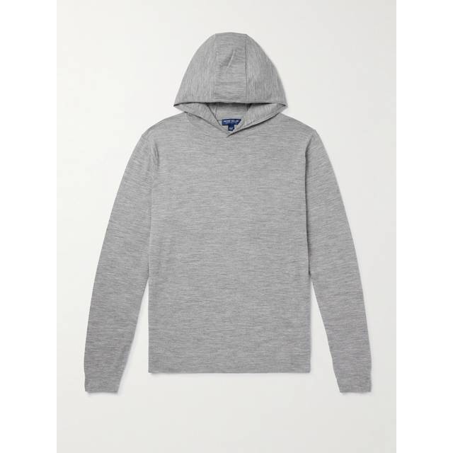 Peter Millar - Excursionist Flex Merino Wool-Blend Hoodie - Men - Gray - XXL