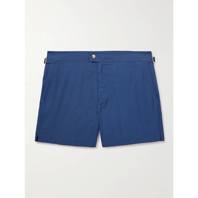 TOM FORD - Slim-Fit Short-Length Swim Shorts - Men - Blue - IT 52