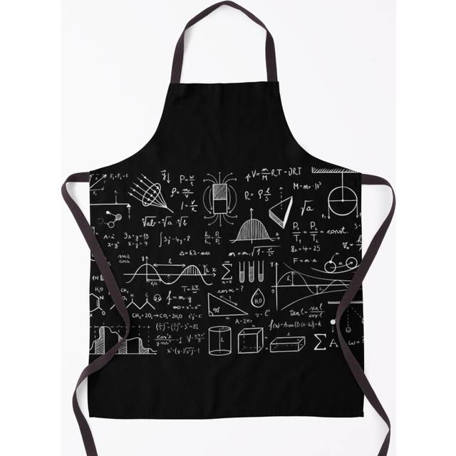 Science Physics Pattern Grill Aprons for Kitchen BBQ Chef