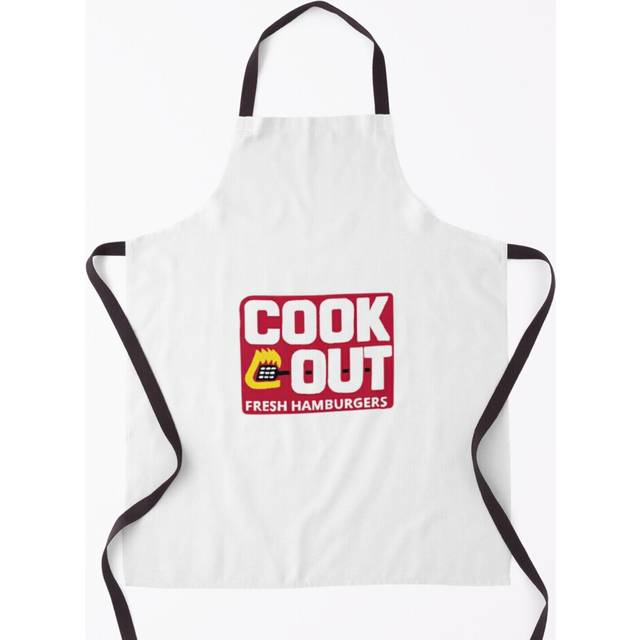 Cookout Logo Grill Aprons for Kitchen BBQ Chef