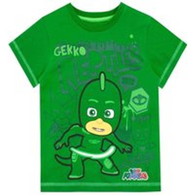 Pj masks gekko t-shirt kids boys 3 4 5 6 7 8 9 10 years top tee daywear green