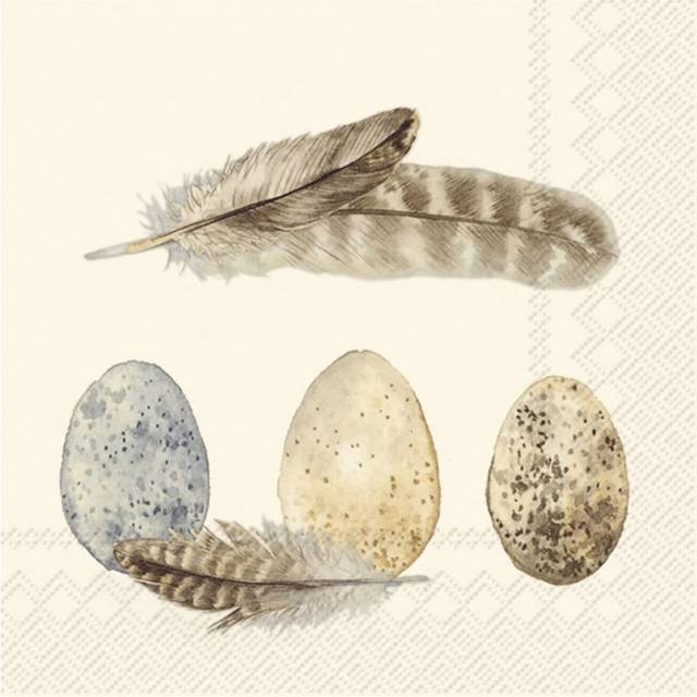 IHR Easter Eggs Printed Lunch Paper Napkins 20-Pack Disposable 3-Ply