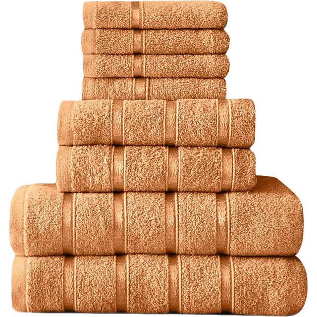 (Peach) Boston Egyptian Towels Bale Super Soft Set