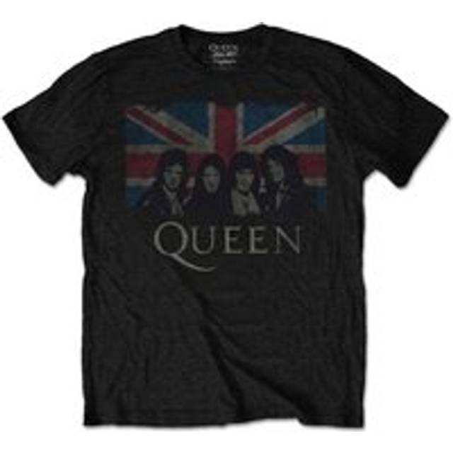 Vintage Union Jack Cotton T-Shirt - Black - 3-4 Years