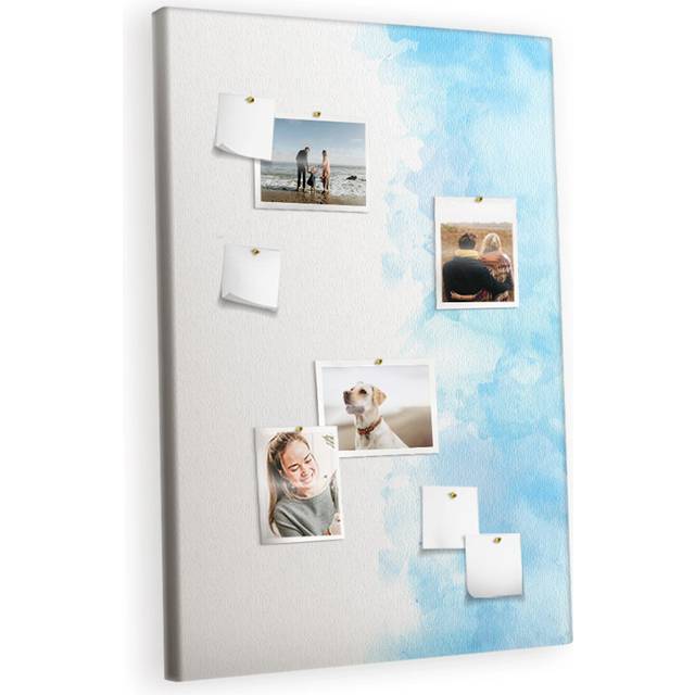 Brynna Wall Mounted Cork Board - Beige (120cm H X 80cm W X 2.5cm D)